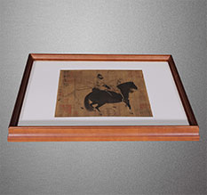 汉寿书画装裱配框服务案例